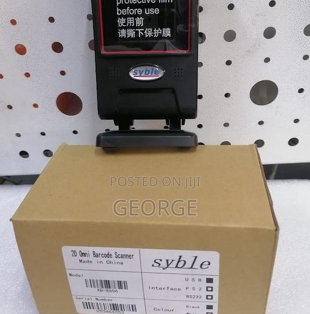 ~2D Desktop Barcode Scanner XB-8606 Table Mount