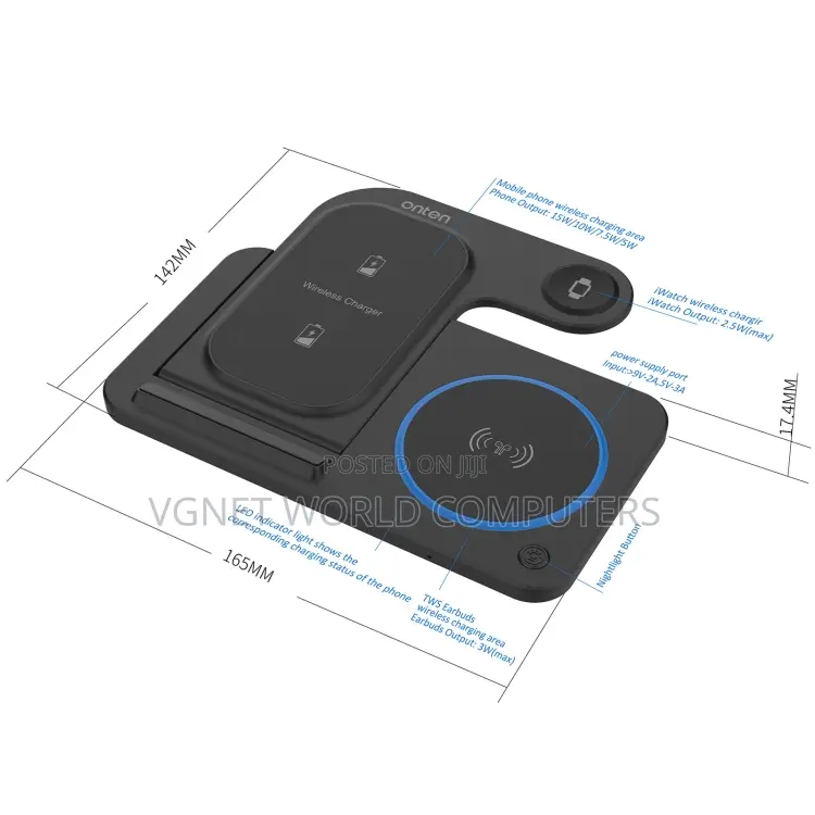 3 in 1 Folding Wireless Charger