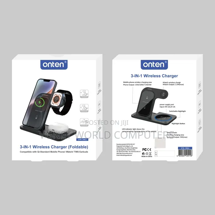 3 in 1 Folding Wireless Charger