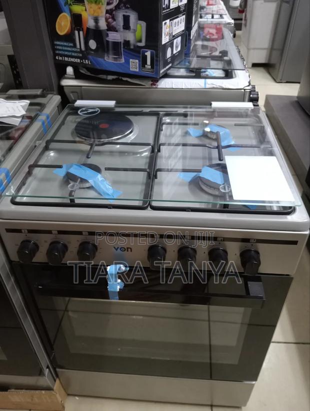 Von Standing Cooker 60*60 3G+1E VCF663151FSY, Gas Jet , - thumbnail 2