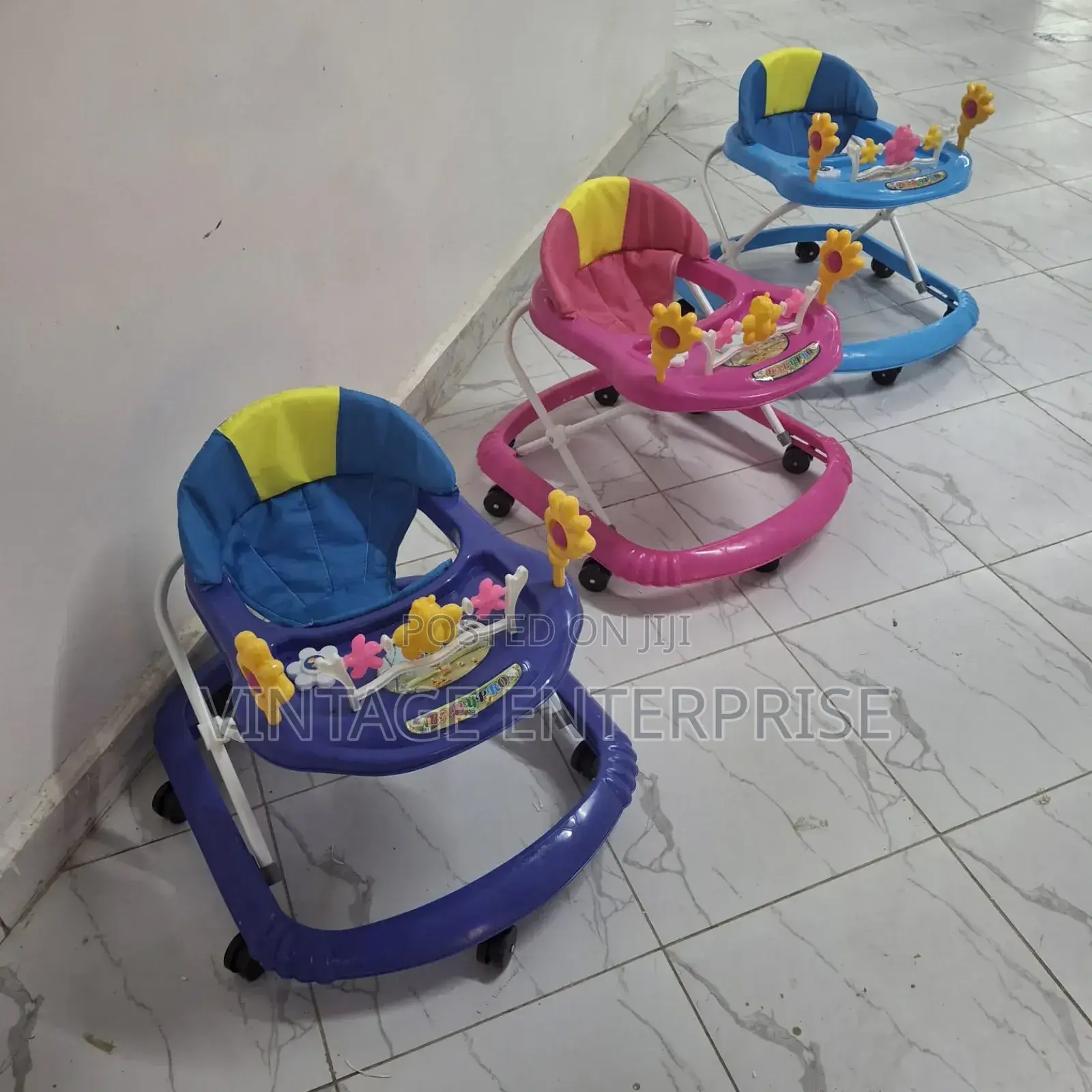 Adjustable Baby Walker With Melodies