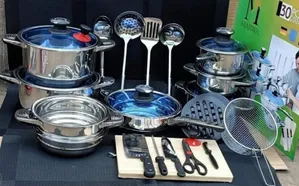 Marwa 30 Pc Cookware Set