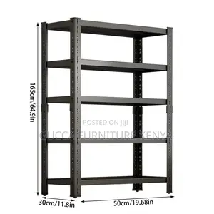Cabinets: Adjustable Boltless Shelves Storage Rack