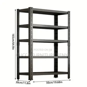 Cabinets: Adjustable Boltless Shelves Storage Rack