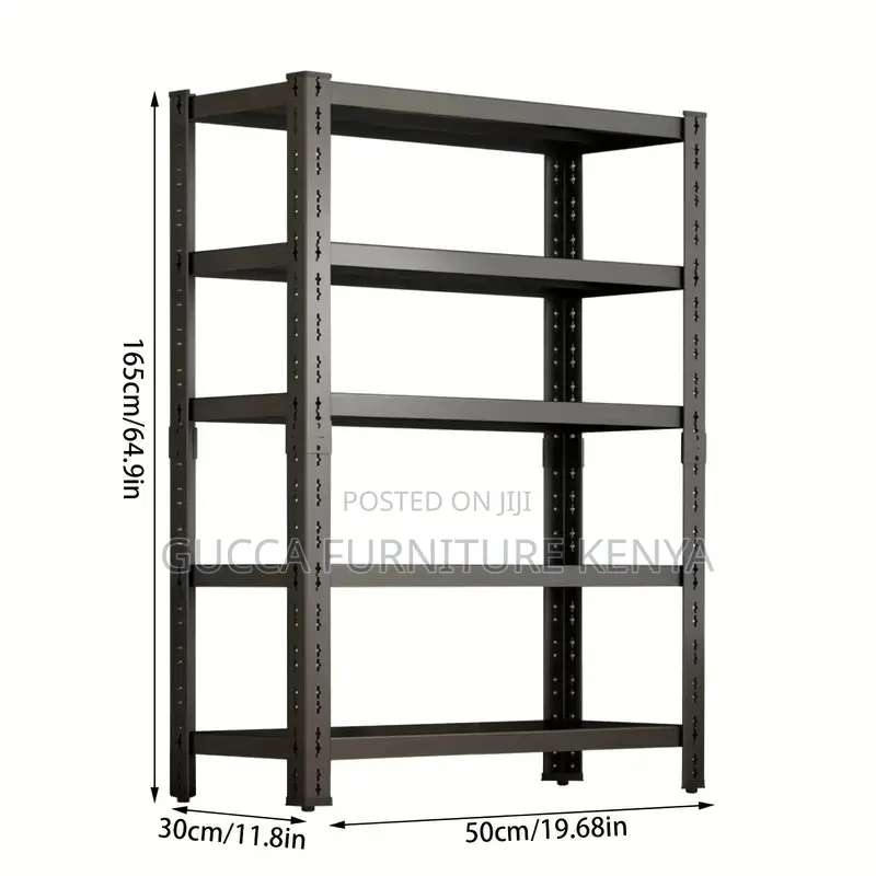 Cabinets: Adjustable Boltless Shelves Storage Rack