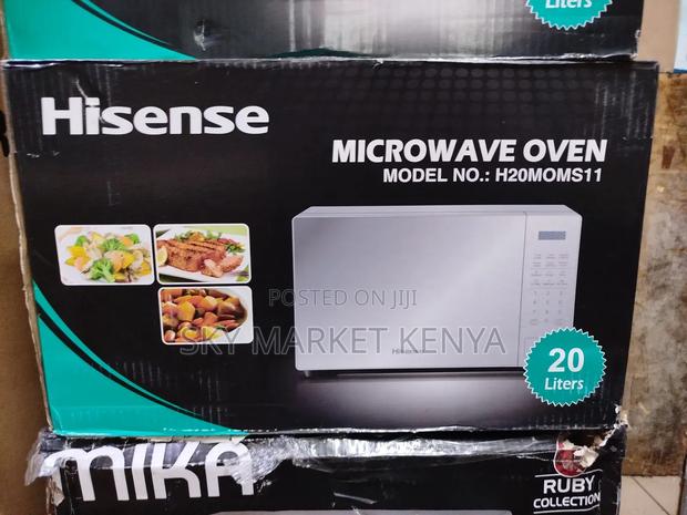 Hisense 20 Litres Digital Microwave Silver - thumbnail 2
