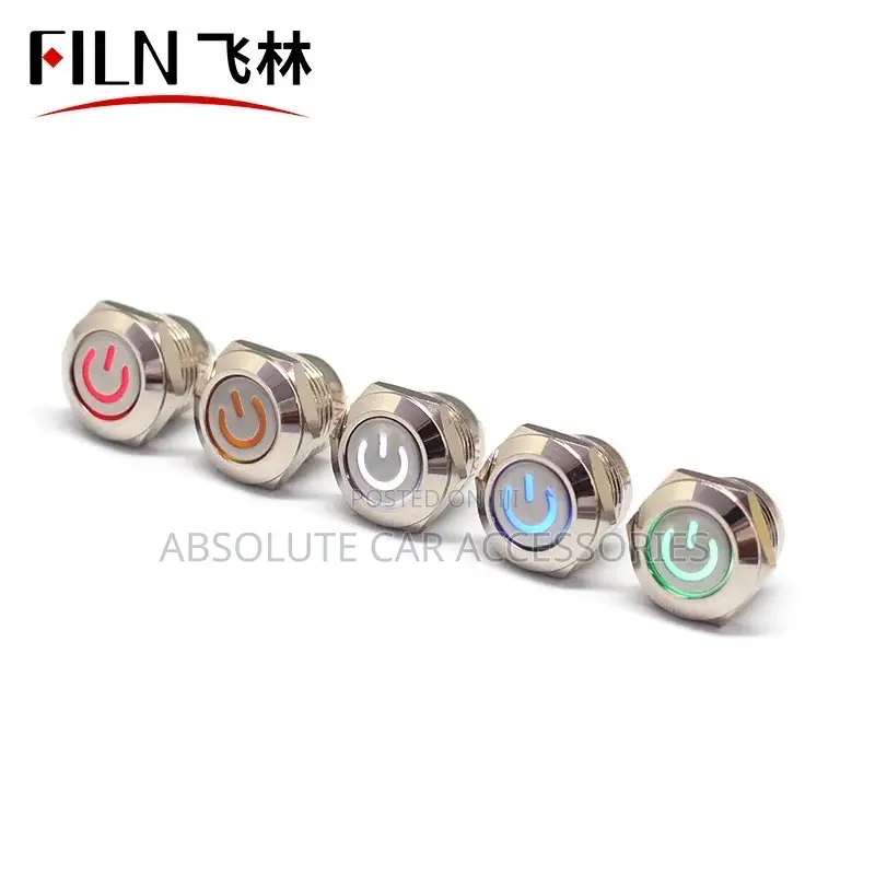 19mm Metal Push Button Switch/Halo Switch