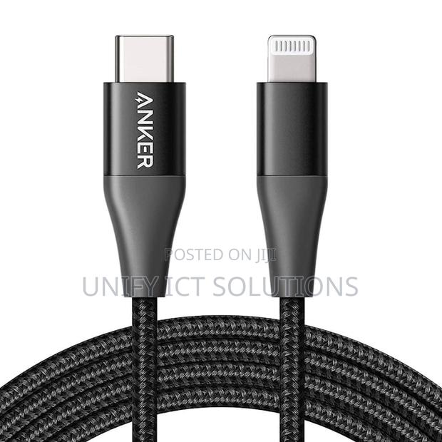 Anker 322 USB-C To Lightning Cable 6ft Braided - thumbnail 2