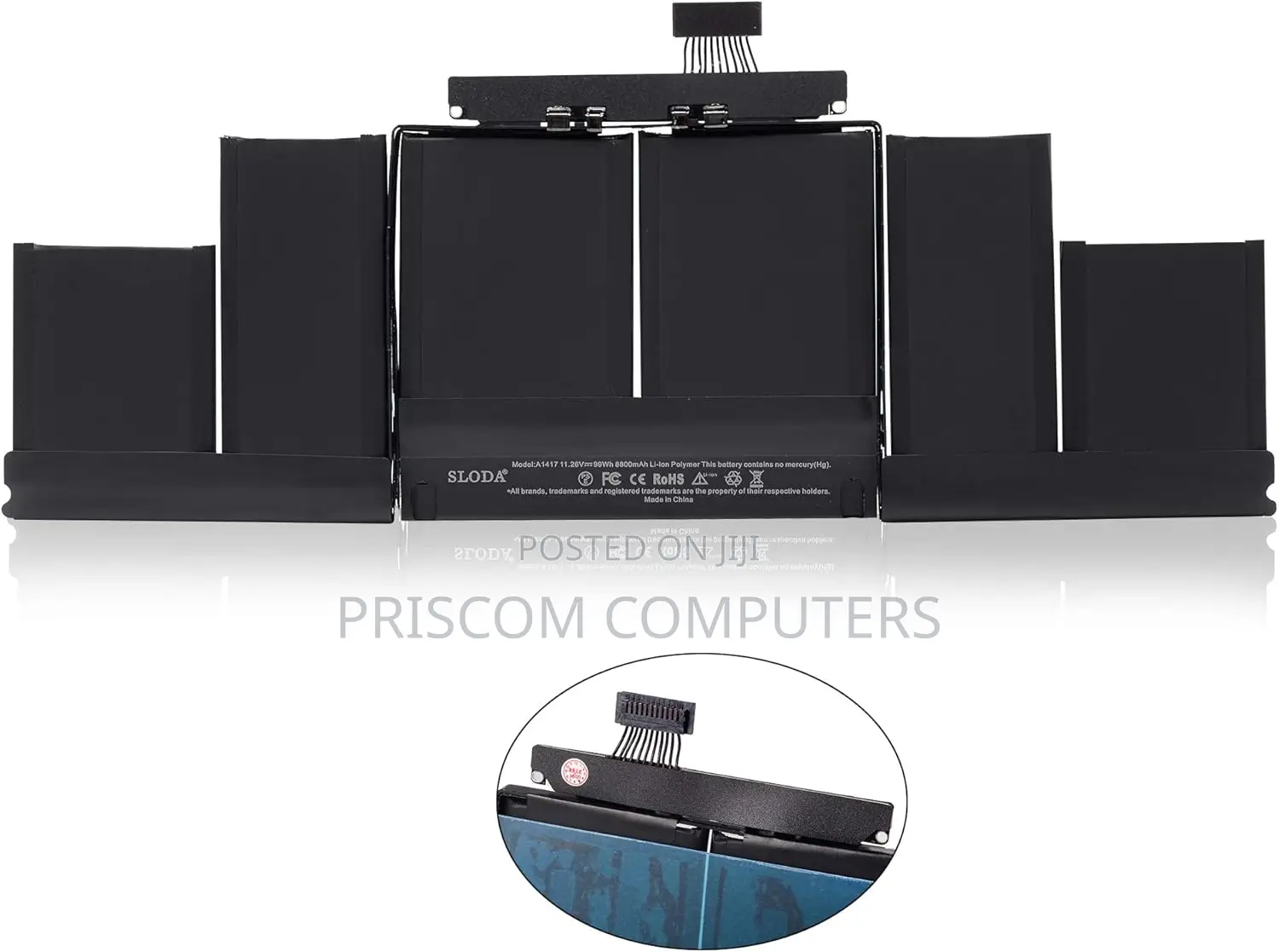 Macbook Pro 15" A1417 Battery for A1398