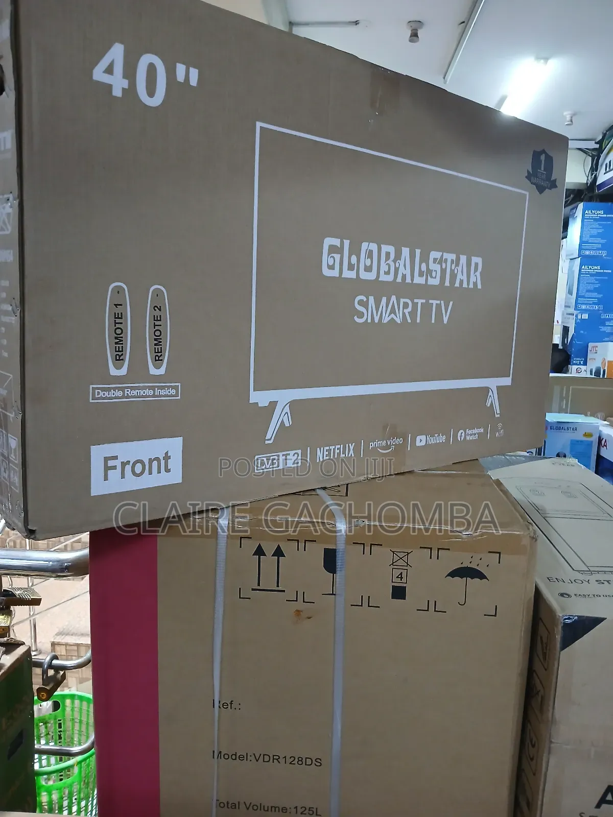 Globalstar 40UK64 , 40INCH Smart Android TV, Netflix