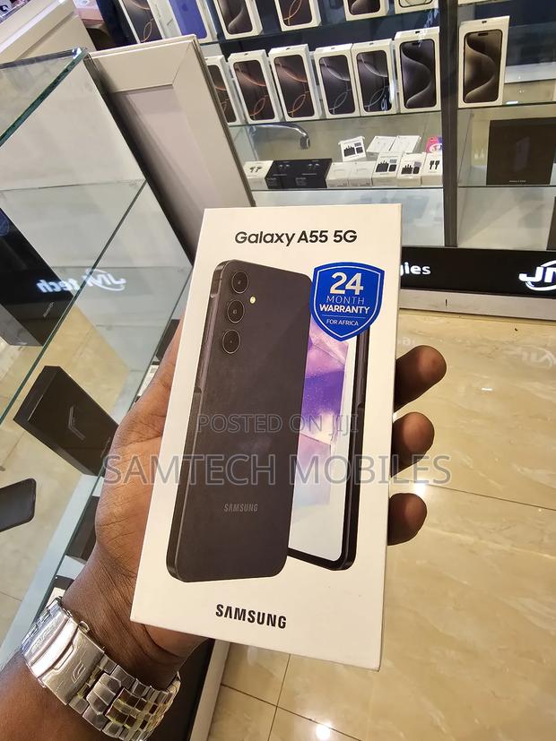 New Samsung Galaxy A55 256 GB Black - thumbnail 2