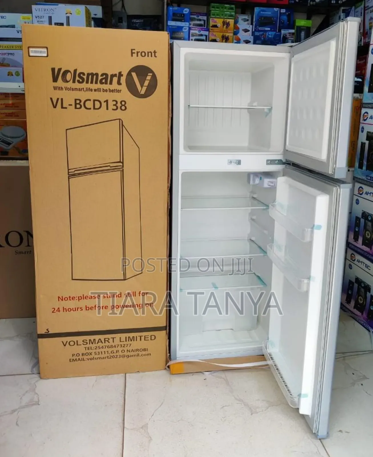 Volsmart 138 Litres Double Door Fridge