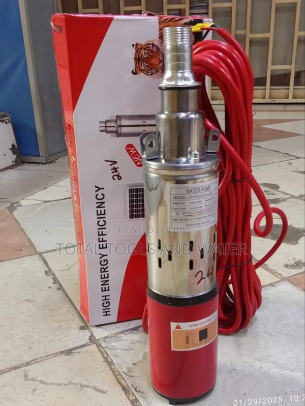 Dc Solar Submersible Water Pump 250 Watts 24volts 50m Head 1500litres