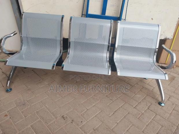 3-Linked Metallic Visitor Chair