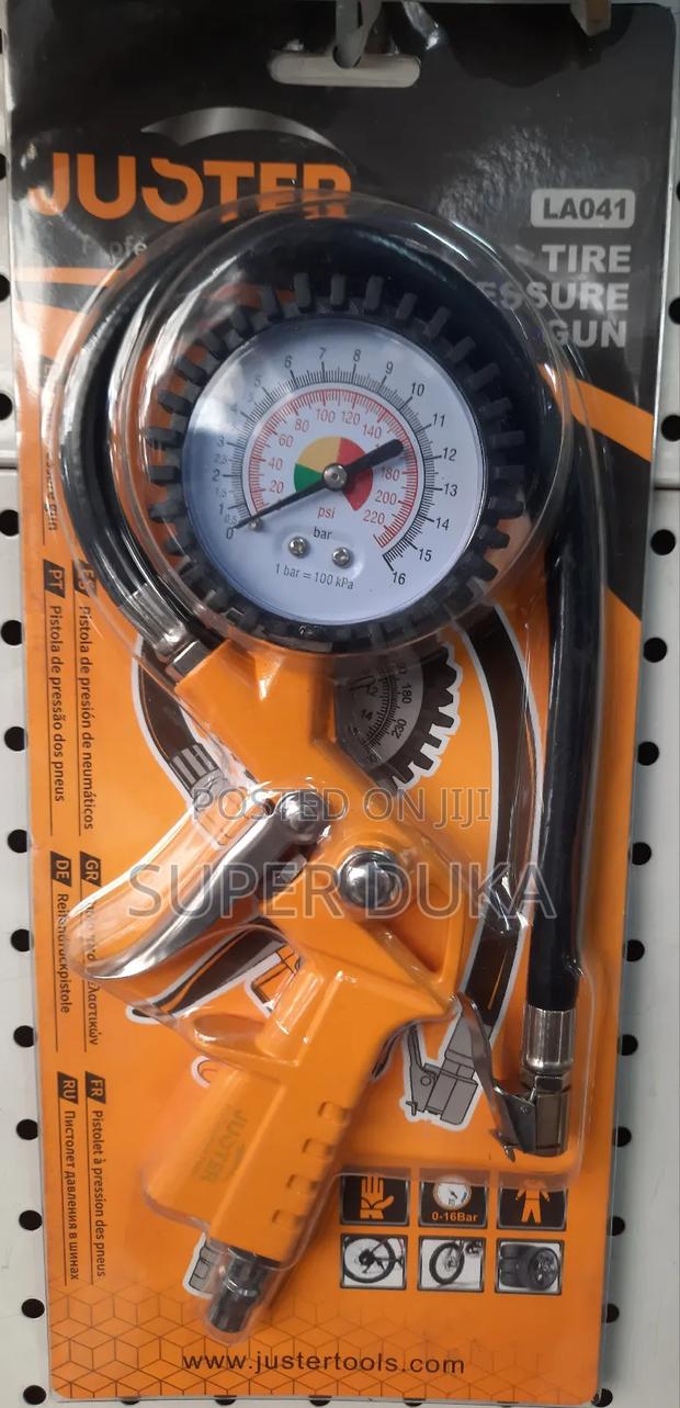 Tyre Pressure Gun.Tire Inflator Gauge.