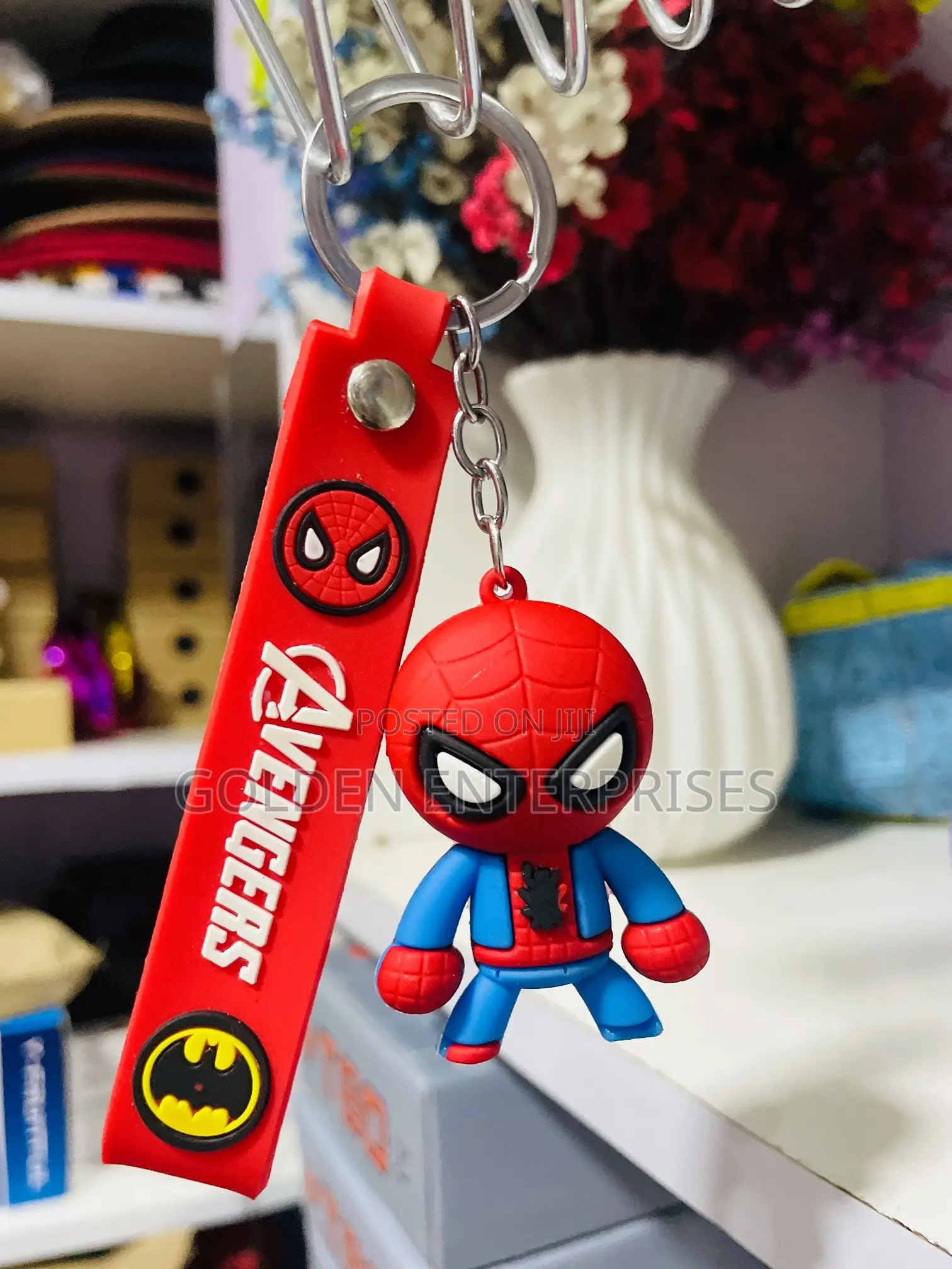 Spiderman Avengers Boys Silicone Keyholder/Keychain