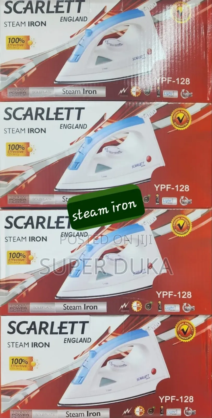 Scarlett Steam Iron Box.