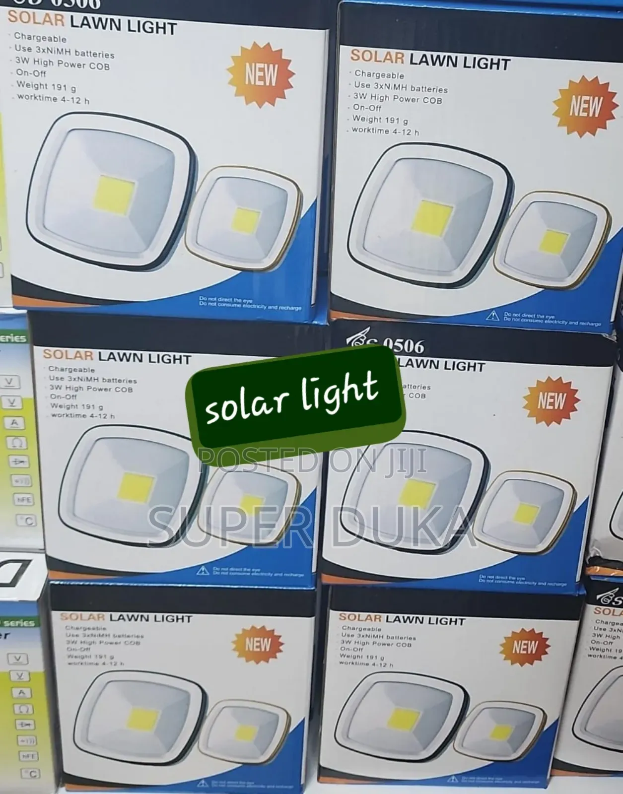 Chargeable Cob.Solar Lawn Light.