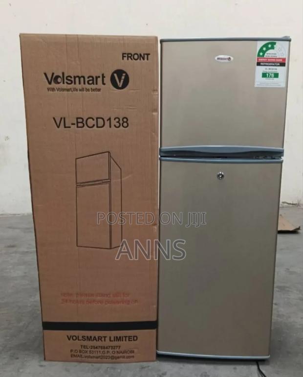 138litres Volsmart Two Door Refrigerator