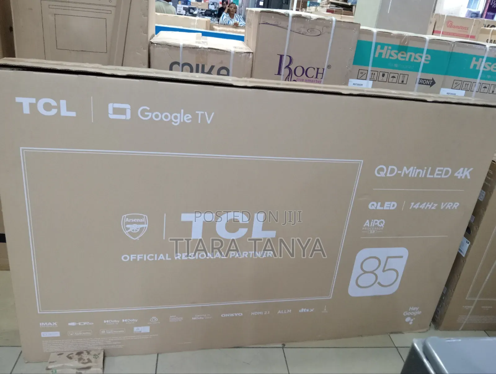 TCL 85 Inch Qled Smart Google Tv