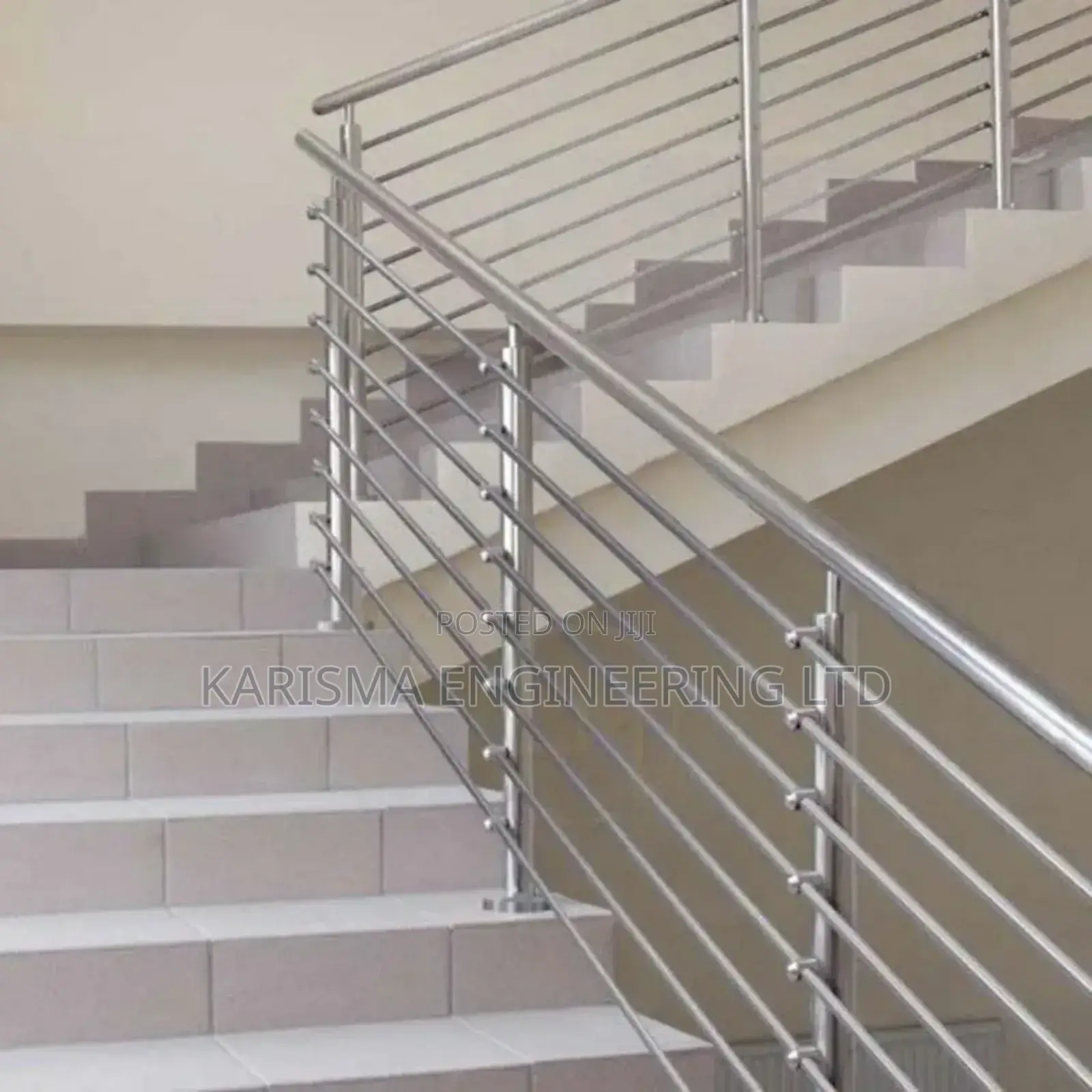 Stare-Case Stainless Steel Handrails.