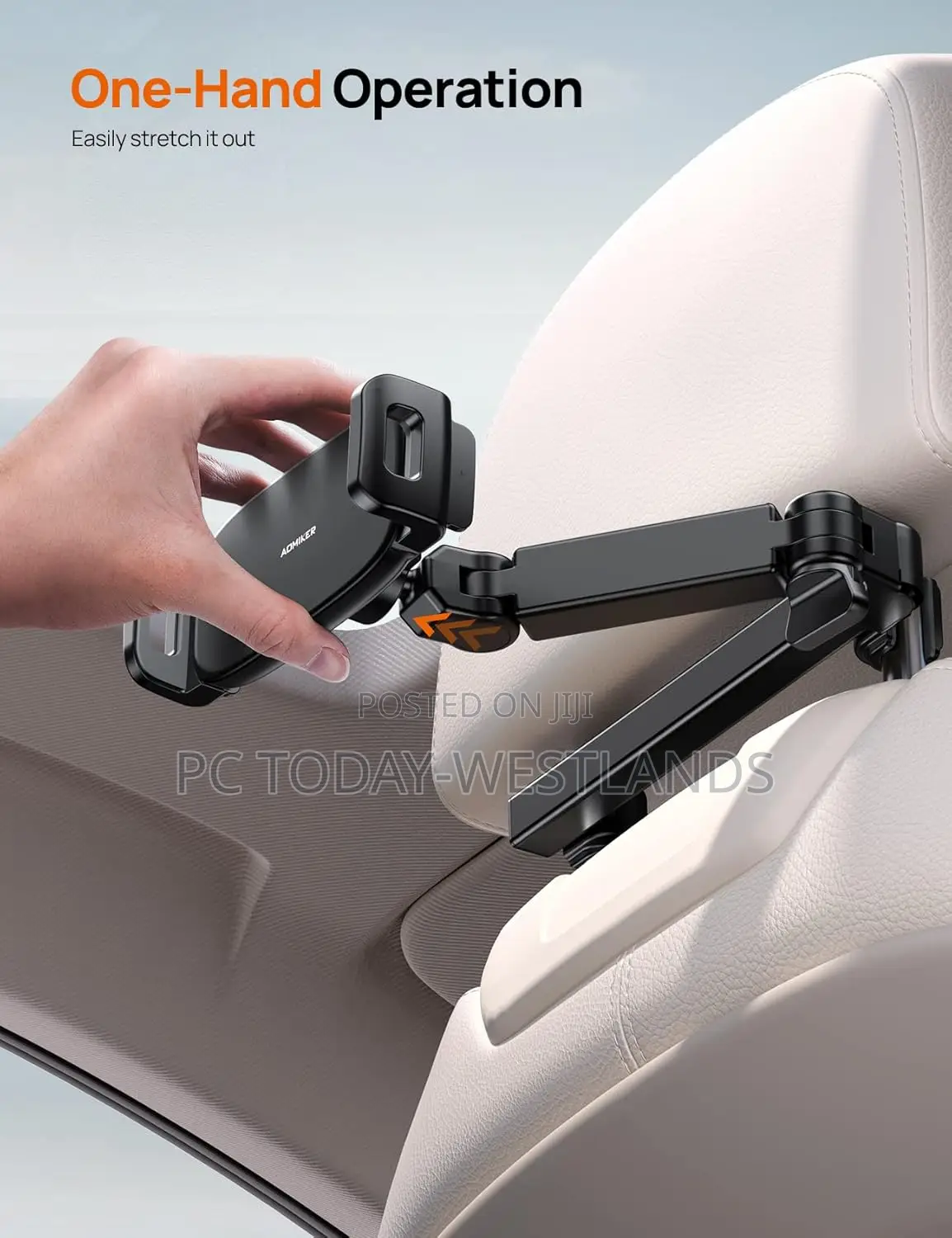 iPad Holder Car Headrest Tablet Mount for ,Travel Road Trip