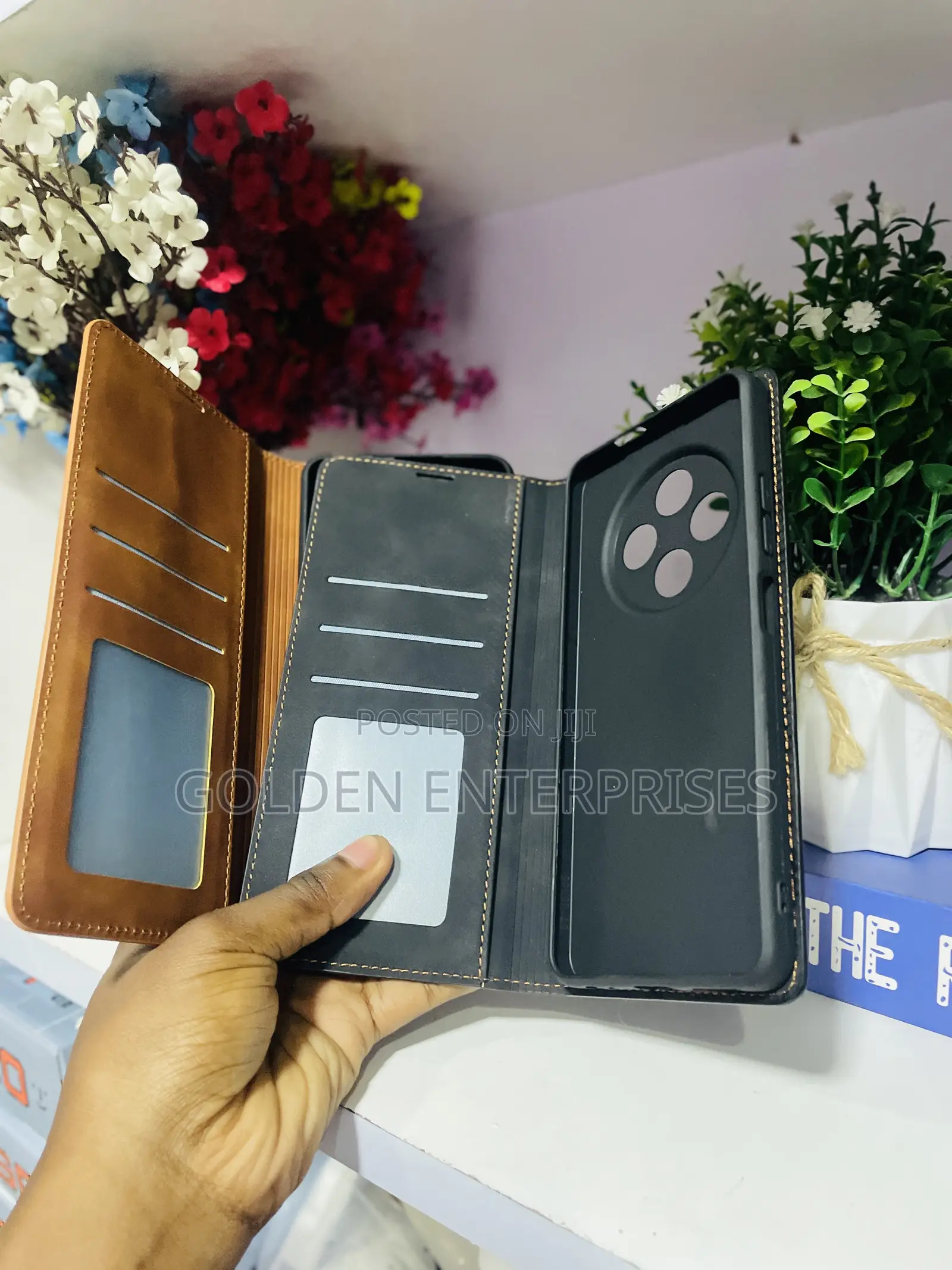 Tecno Spark 30 4G Leather Flip Cover