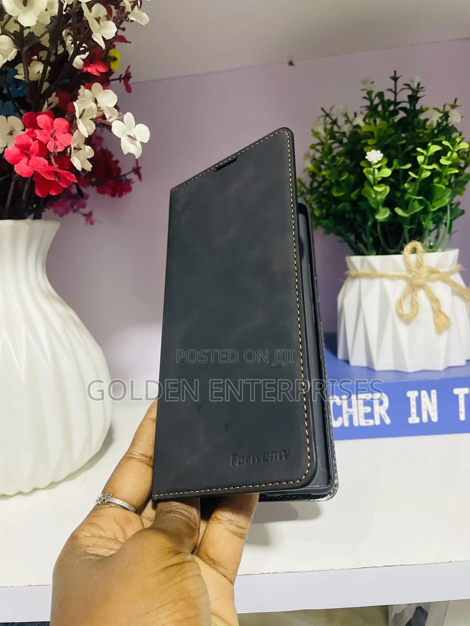 Tecno Camon 30S Black Leather Flip Cover