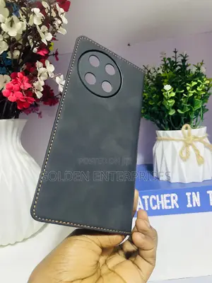 Tecno Camon 30S Black Leather Flip Cover