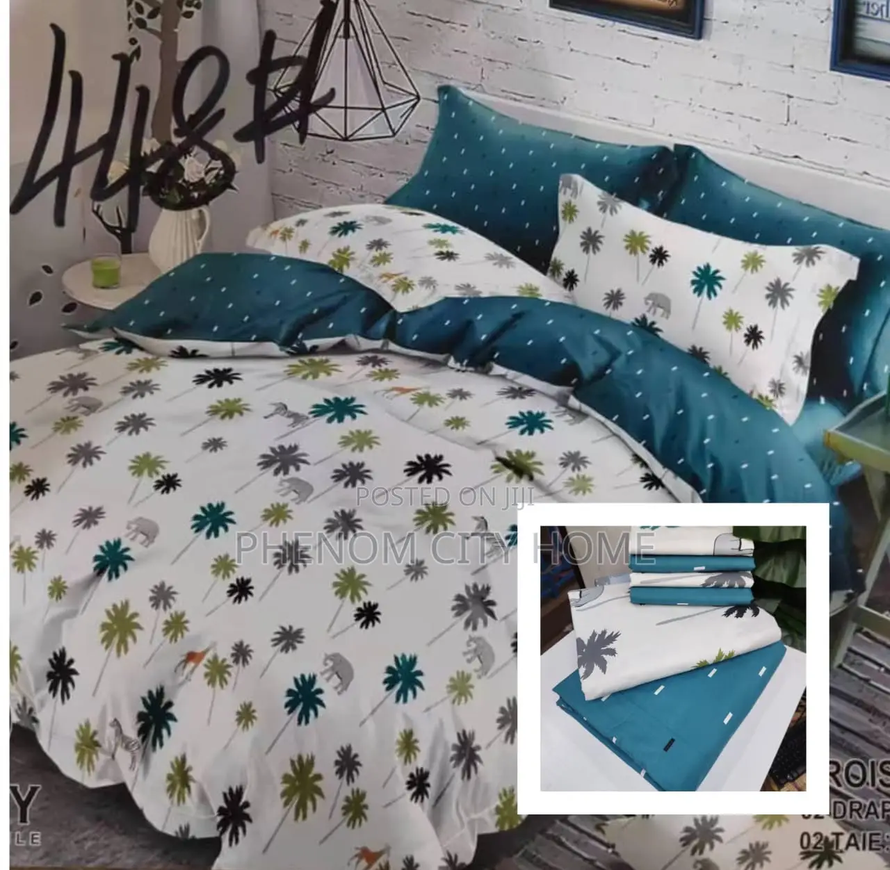 Mix Reverse Print Cotton Bedsheets