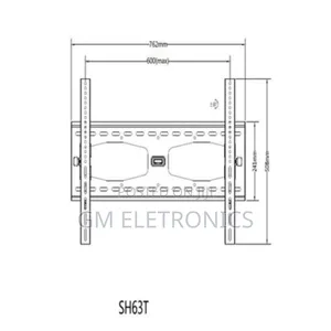 Skilltech TV Tilt Wall Bracket Stand Sh-63t for 30"- 80"Tvs