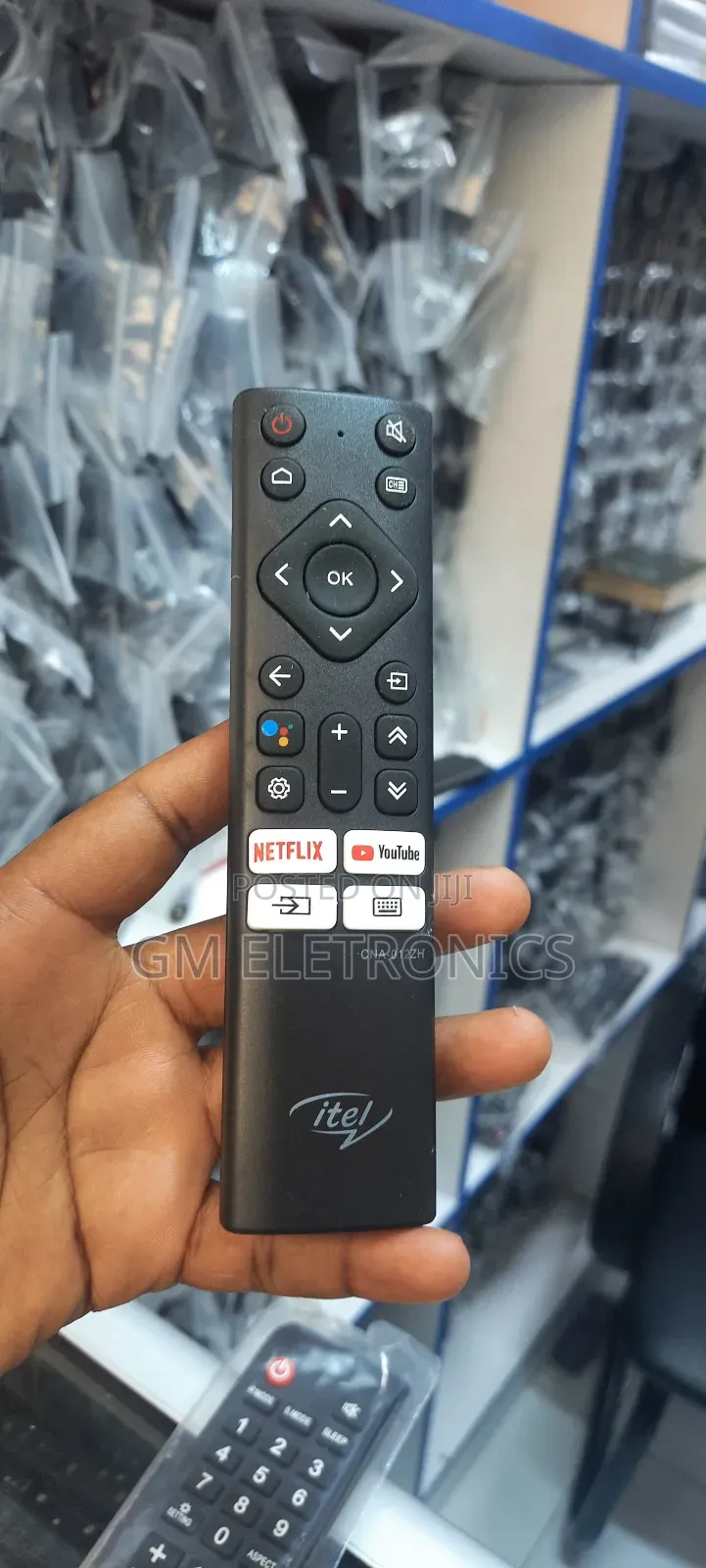 Itel Smart Tv Remote With Youtube Nexflix Shortcut Buttons
