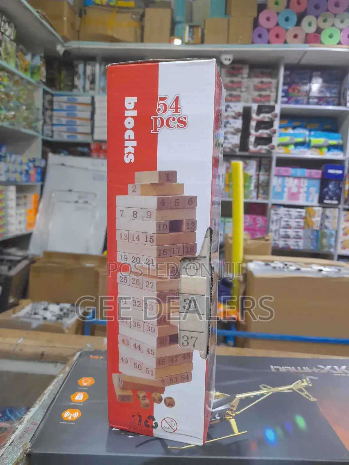 Wooden Jenga Block, 54pcs