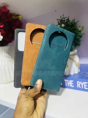 Oppo Reno 12F Leather Flip Cover