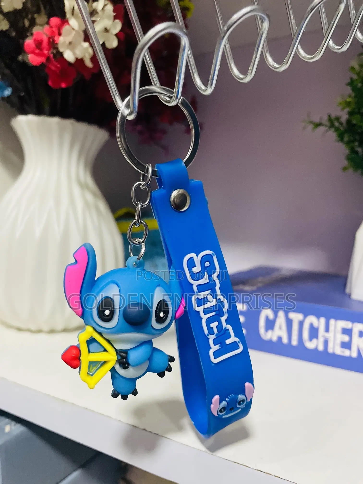 Cute Stitch Cartoon Themed Key Holder/Keychain