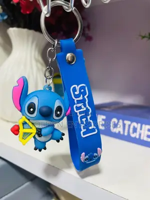 Cute Stitch Cartoon Themed Key Holder/Keychain