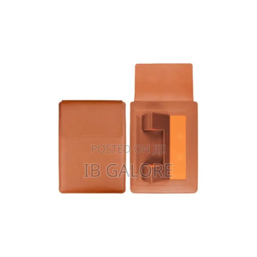 Leather Laptop Sleeve, Waterproof, Foldable Stand Mouse Pad