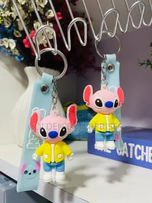 Stich Cartoon Themed Key Chains/ Key Holders