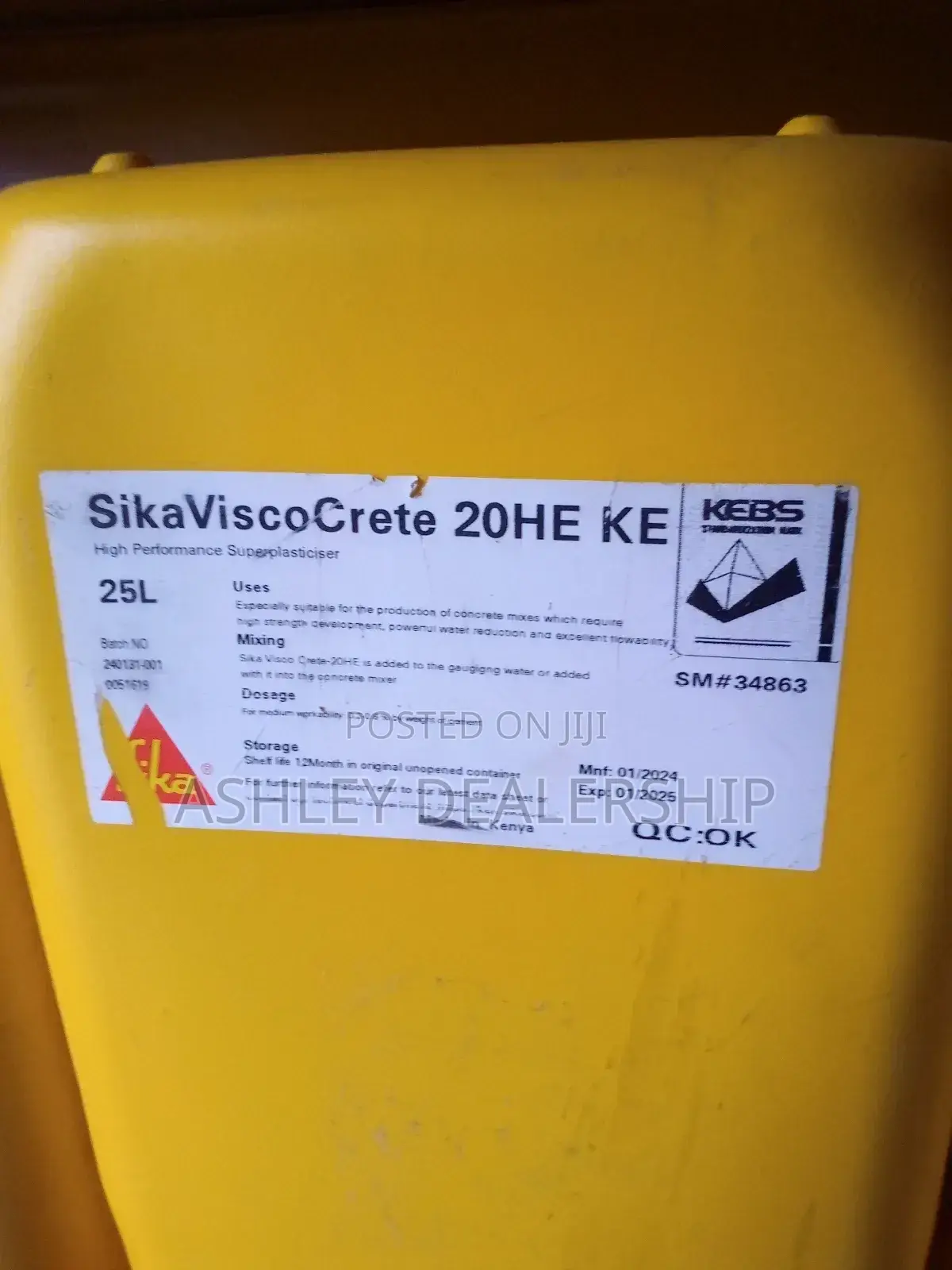Sika Viscocrete 20HE KE