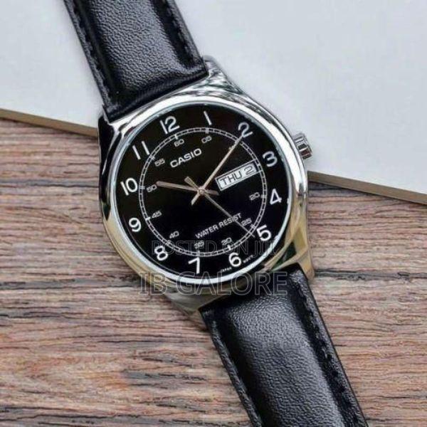 Casio Men's Watch V006L Leather Strap