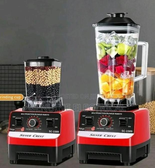2 In1 Commercial Blender Silver Crest