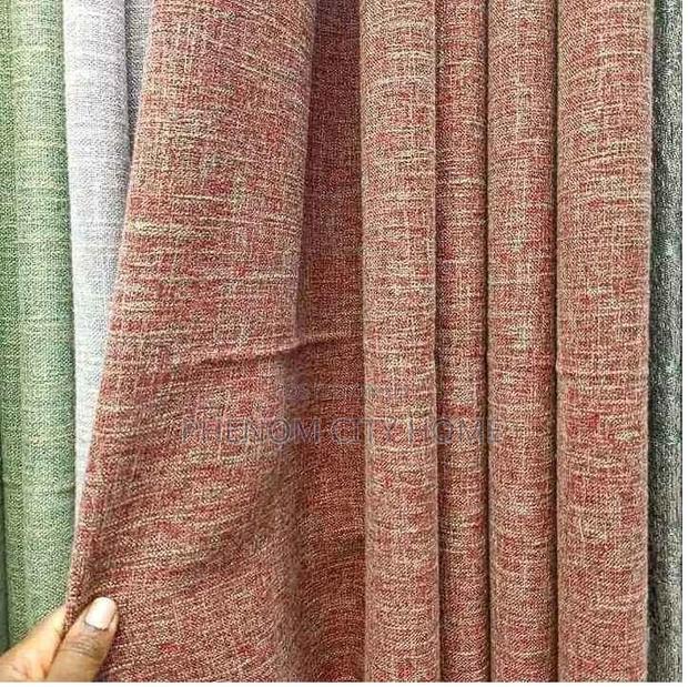 Green Linen Curtains - thumbnail 2