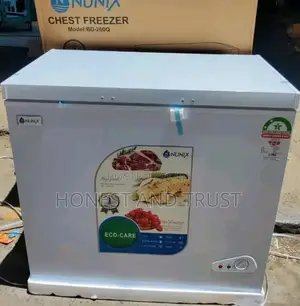 Freezer 200L, Nunix 200L Chest Deep Freezer White
