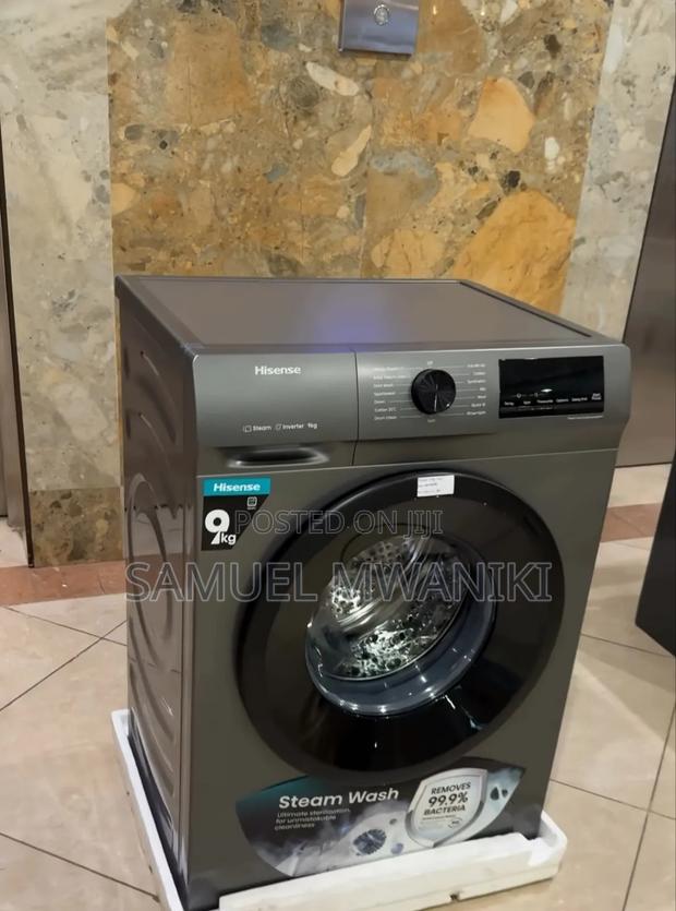 Hisense 9kg Front Load Automatic Washing Machine - thumbnail 2