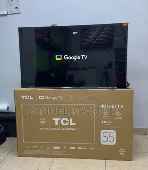 TCL 55" TCL Uhd Google Tv Dolby Audio HDR 10 Frameless
