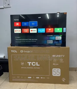 TCL 55" TCL Uhd Google Tv Dolby Audio HDR 10 Frameless