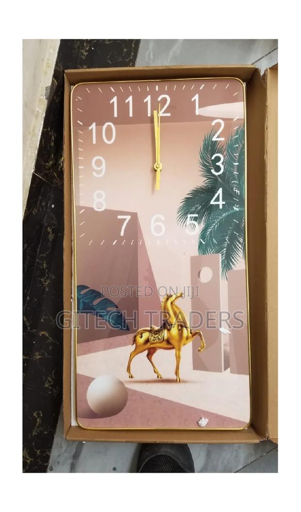 Rectangular Crystal Porcelain Clock