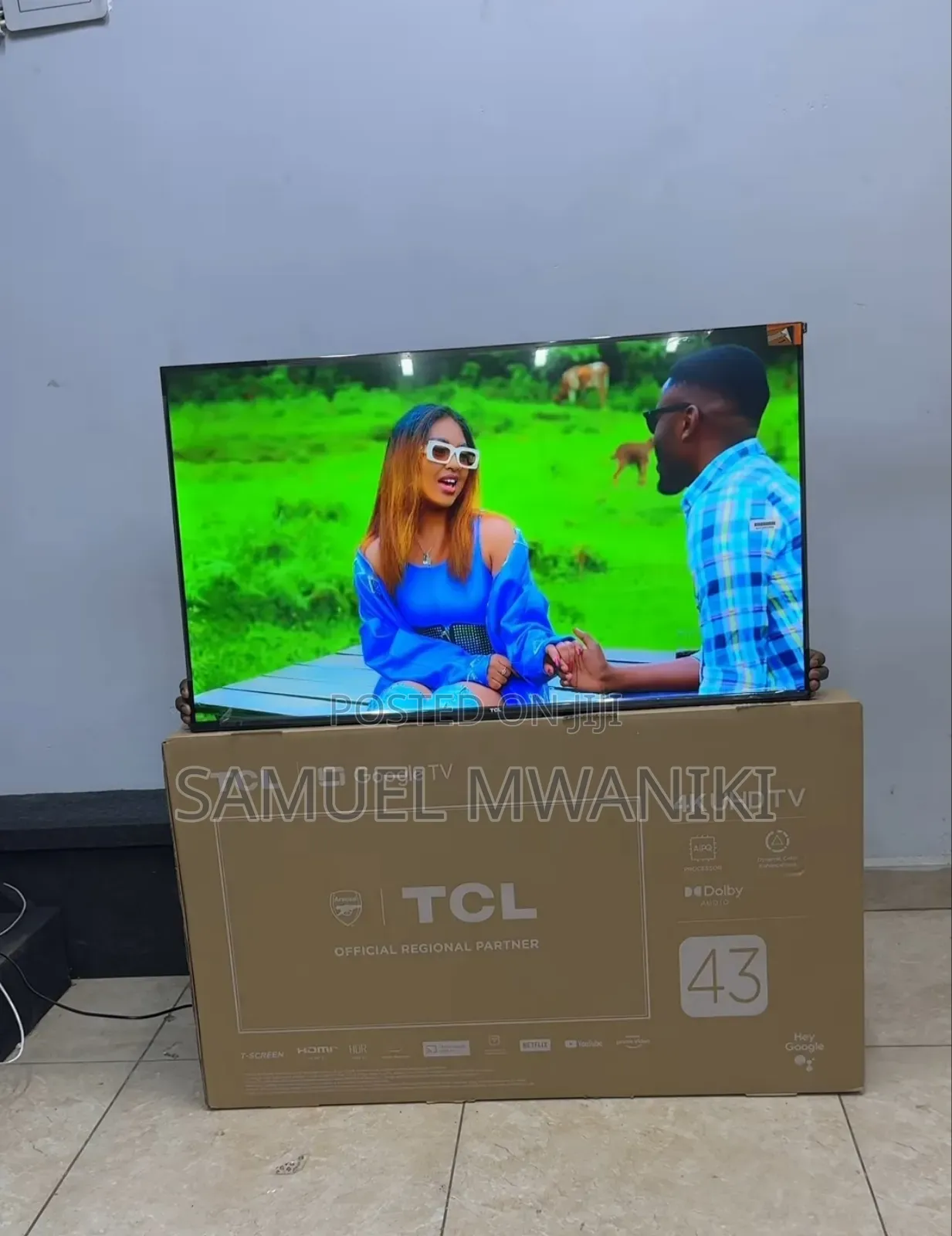 TCL 43′′ Uhd HDR Google Tv Latest Model