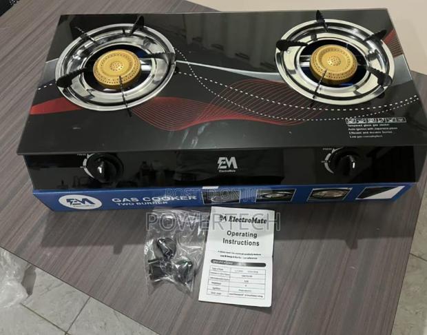 Electromate 2 Burner Glass Top - main view