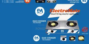 Electromate 2 Burner Stainless Cooker Autoignation.